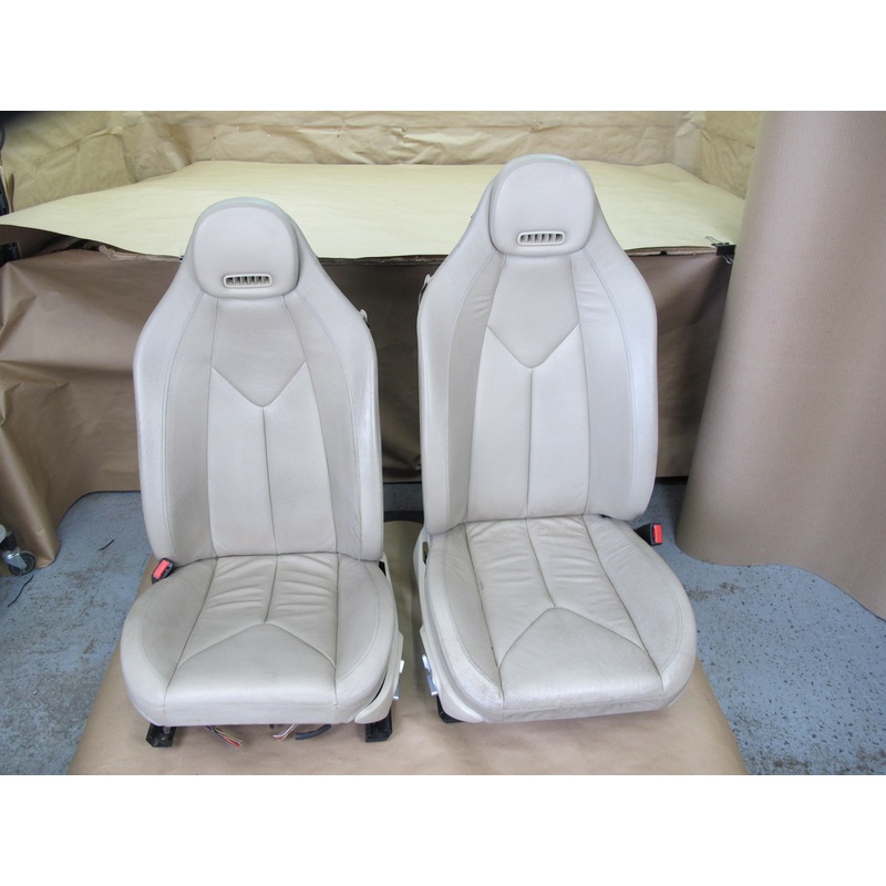 05-06 Mercedes R171 SLK Front Left Right Memory Heated Leather Seat Set OEM