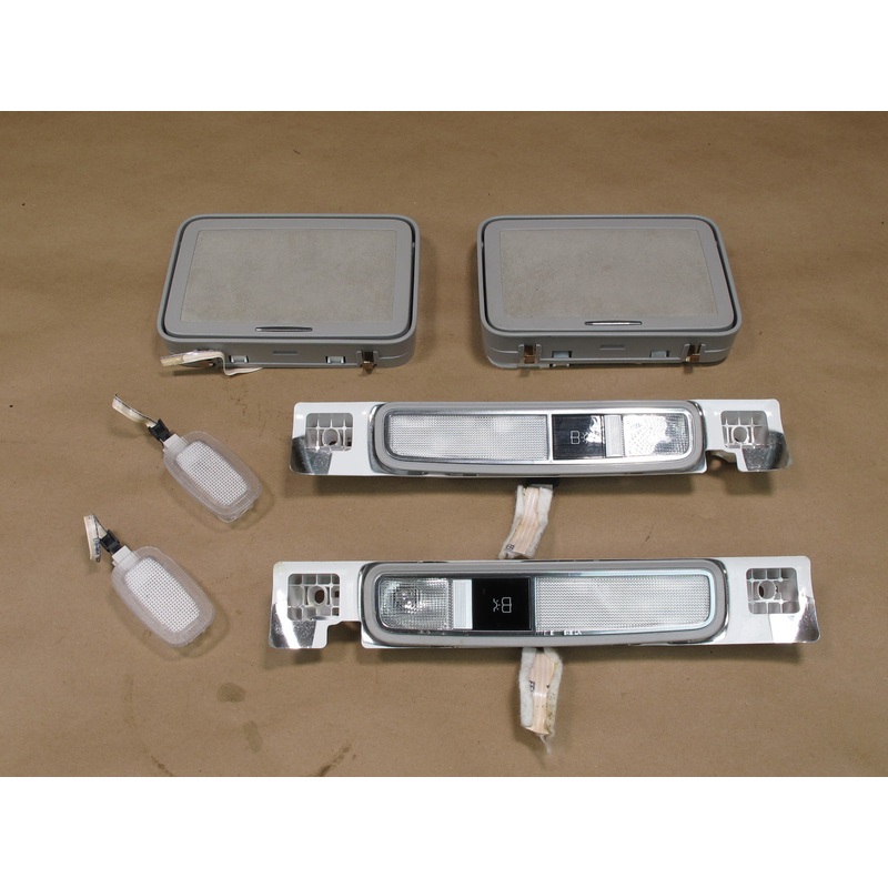 07-13 Mercedes W221 S-class Rear Overhead Dome Reading Light Lamp Set OEM