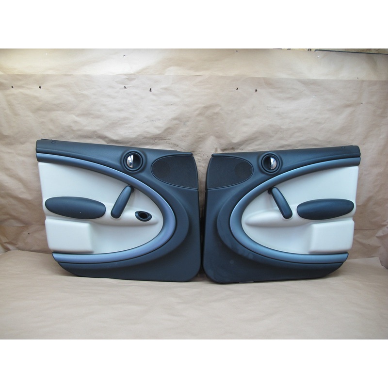 11-12 Mini Cooper R60 Countryman Set of 2 Front Door Interior Trim Panel OEM