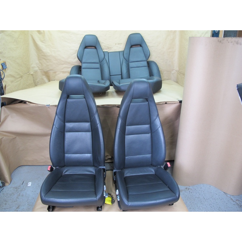 2010-2013 Porsche Panamera 970 Front & Rear Leather Seat Bolster Set