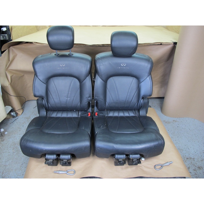 2011-2017 Infiniti QX56 QX80 Rear Left & Right 2ND ROW Leather Seat