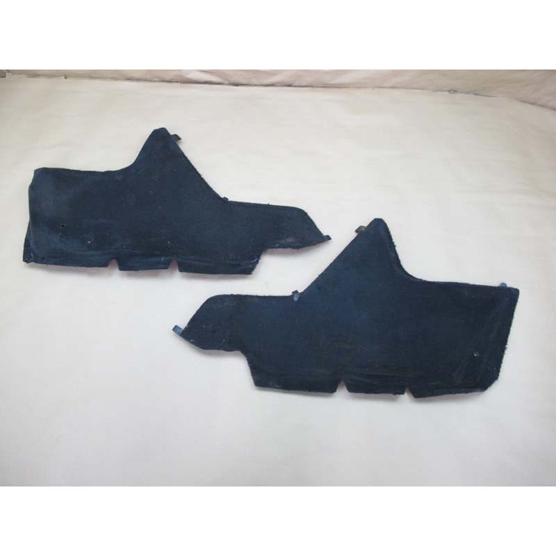 86-91 Mercedes W126 Set of 2 Center Console Carpet Trim Cover Panel OEM