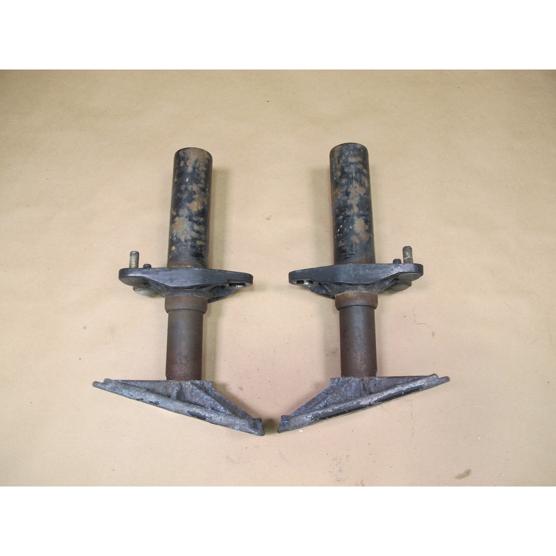 86-91 Mercedes W126 Set of 2 Front Bumper Impact Reinforcement Shock OEM
