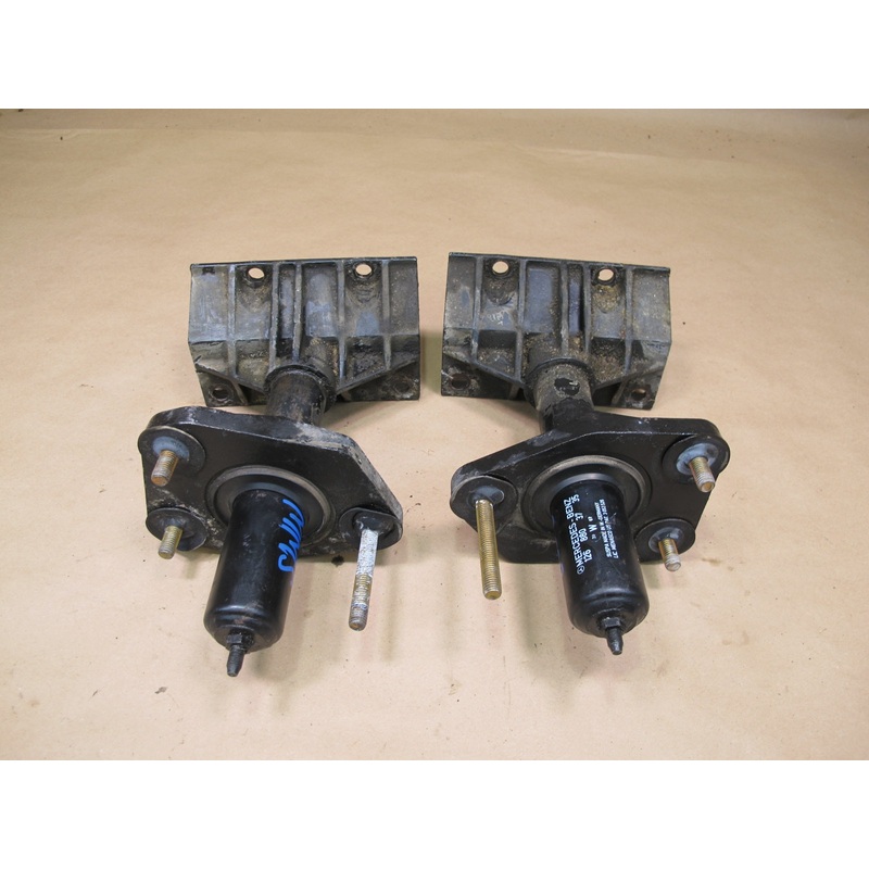 86-91 Mercedes W126 Set of 2 Rear Bumper Impact Reinforcement Shock OEM
