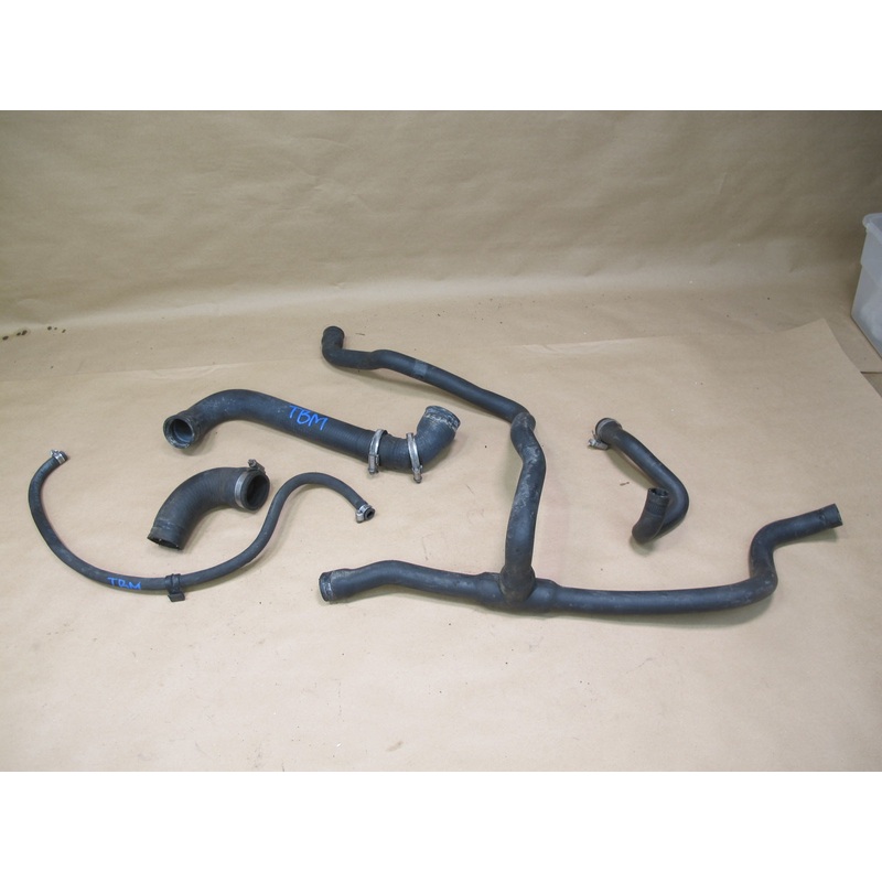87-91 BMW E30 325i M20 Engine Cooling Hose Pipe Line Set OEM