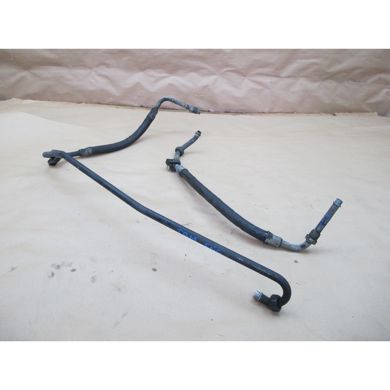 88-91 BMW E30 325i Set of 2 Engine Oil Cooling Hose Pipe Line OEM