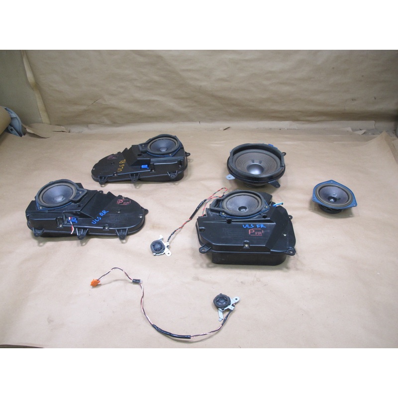 95-00 Lexus LS400 Set of 7 Pioneer Front & Rear Tweeter Subwoofer Speaker OEM