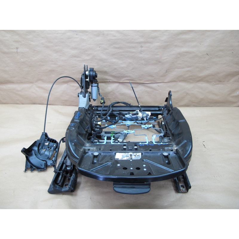 07-13 BMW E93 Convertible Front Right Seat Lower Frame Rail Track w Motors OEM