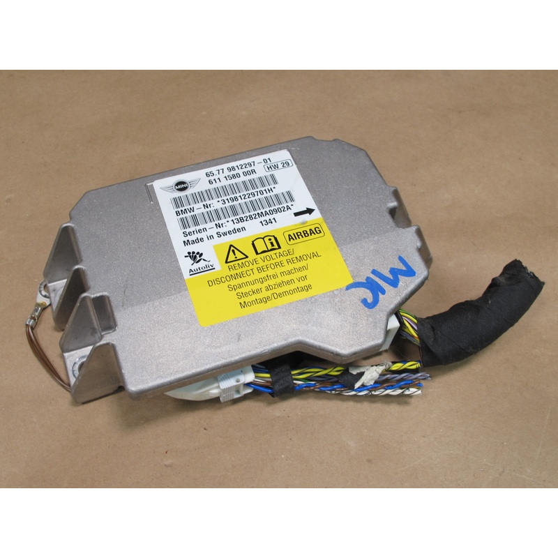 07-16 MINI COOPER R55 R56 R60 SRS AIRBAG CONTROL MODULE UNIT 9812297 OEM