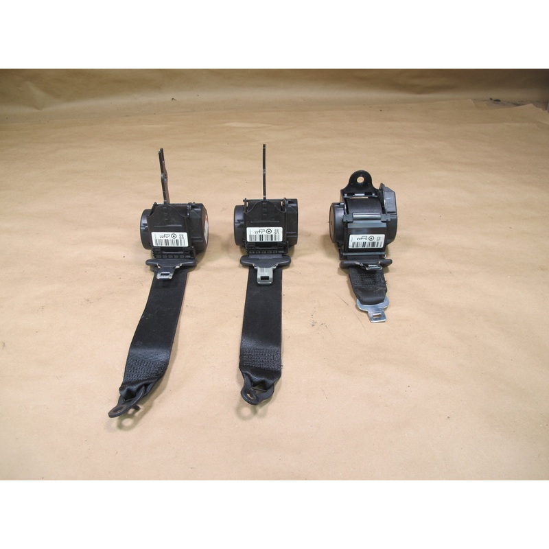 12-18 BMW F30 REAR LEFT CENTER RIGHT SIDE SEATBELT RETRACTOR SET OEM