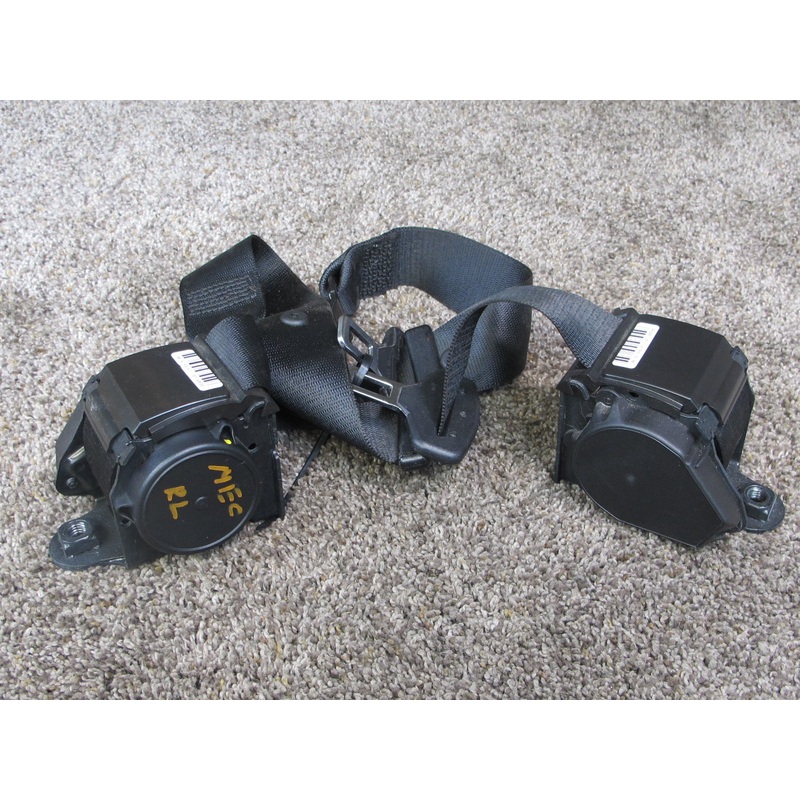 13-16 MINI COOPER S R61 REAR LEFT & RIGHT SIDE SEATBELT RETRACTOR SET OEM