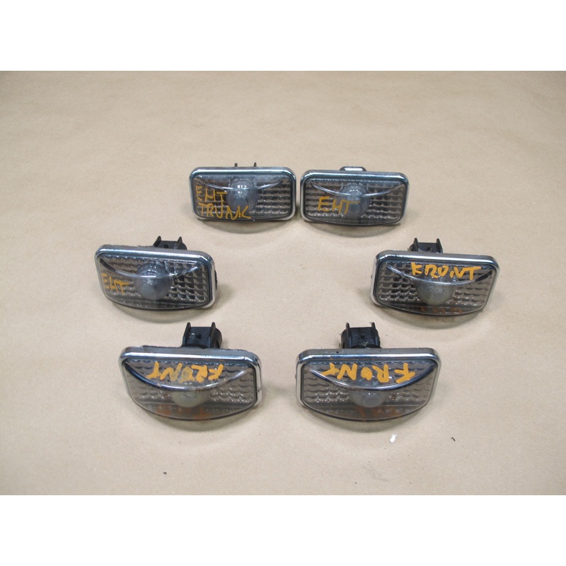 2003-2007 Hummer H2 Front & Rear Roof Clearance Marker Light Lamp Set of 6