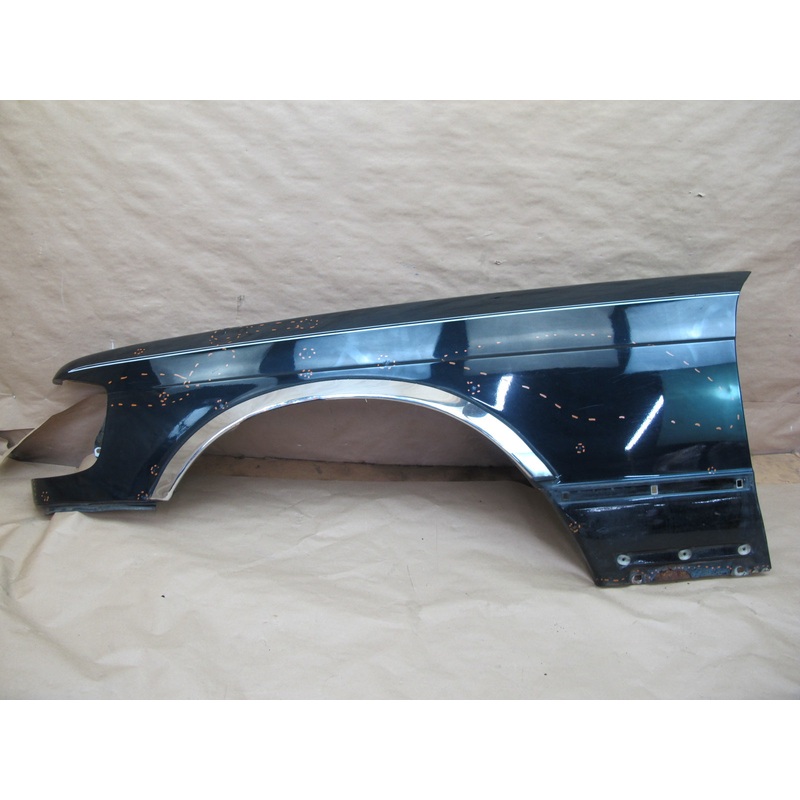 86-91 Mercedes W126 Front Left Fender Shell Cover Panel Black OEM