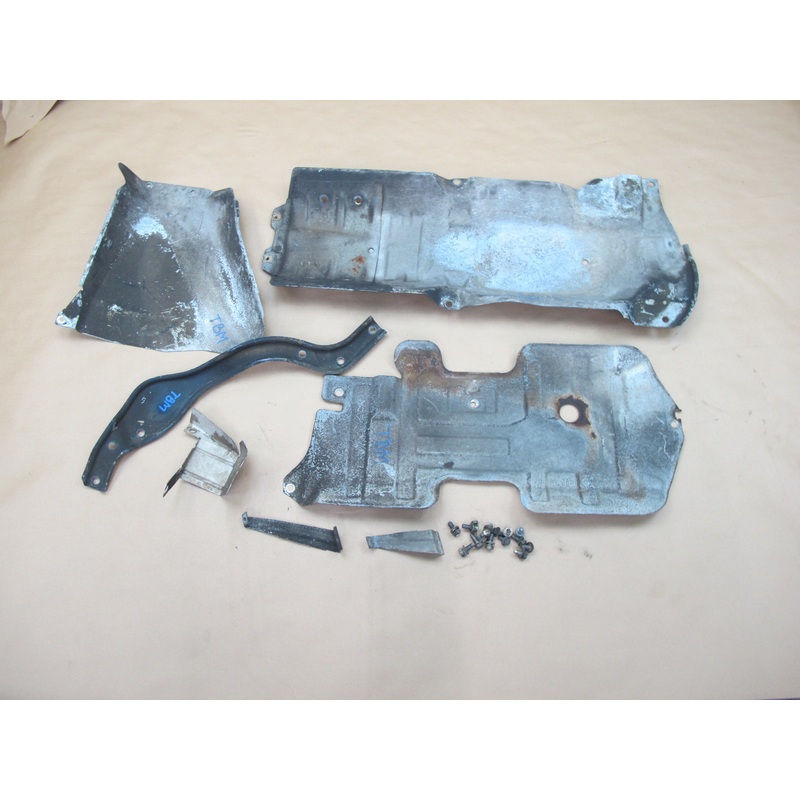 87-91 BMW E30 325i Under Body Exhaust Transmission Heat Shield Cover Set  OEM