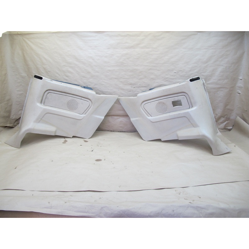 87-91 BMW E30 Convertible Set of 2 Rear Quarter Interior Trim Cover Panel OEM