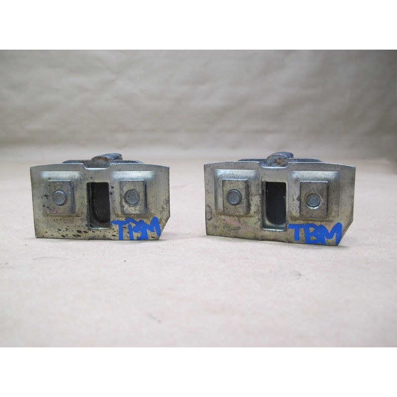87-91 BMW E30 Coupe Convertible Set of 2 Left & Right Door Lock Catch OEM