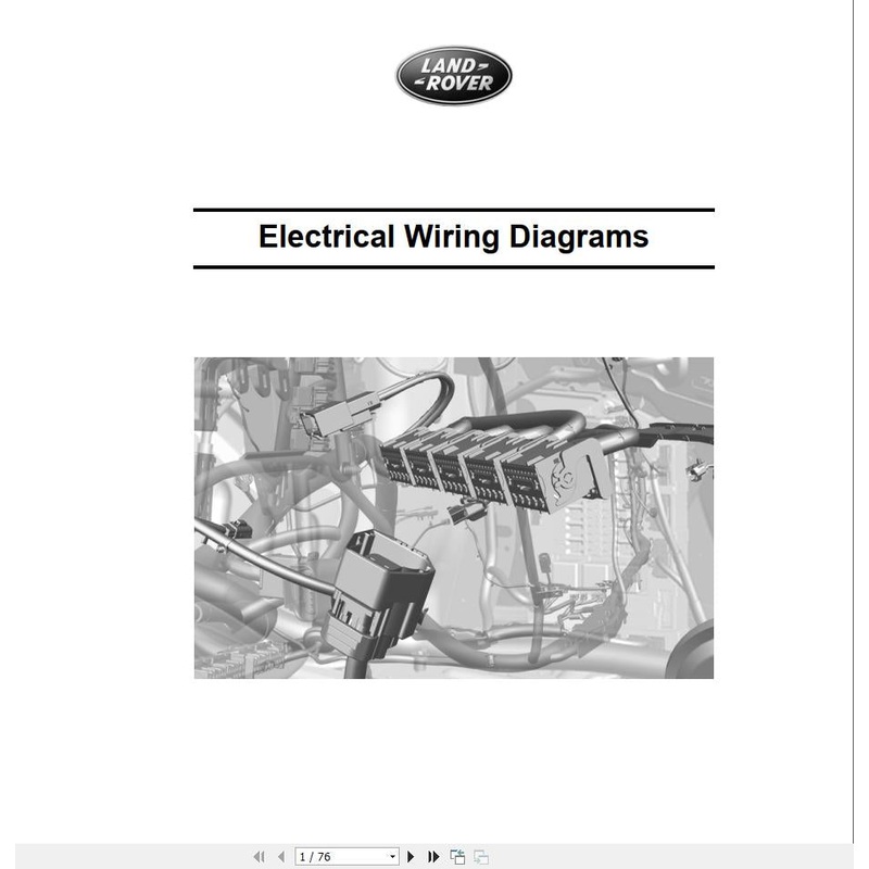 Landrover Ranger Rover 2002-2018 Wiring Diagram Full DVD
