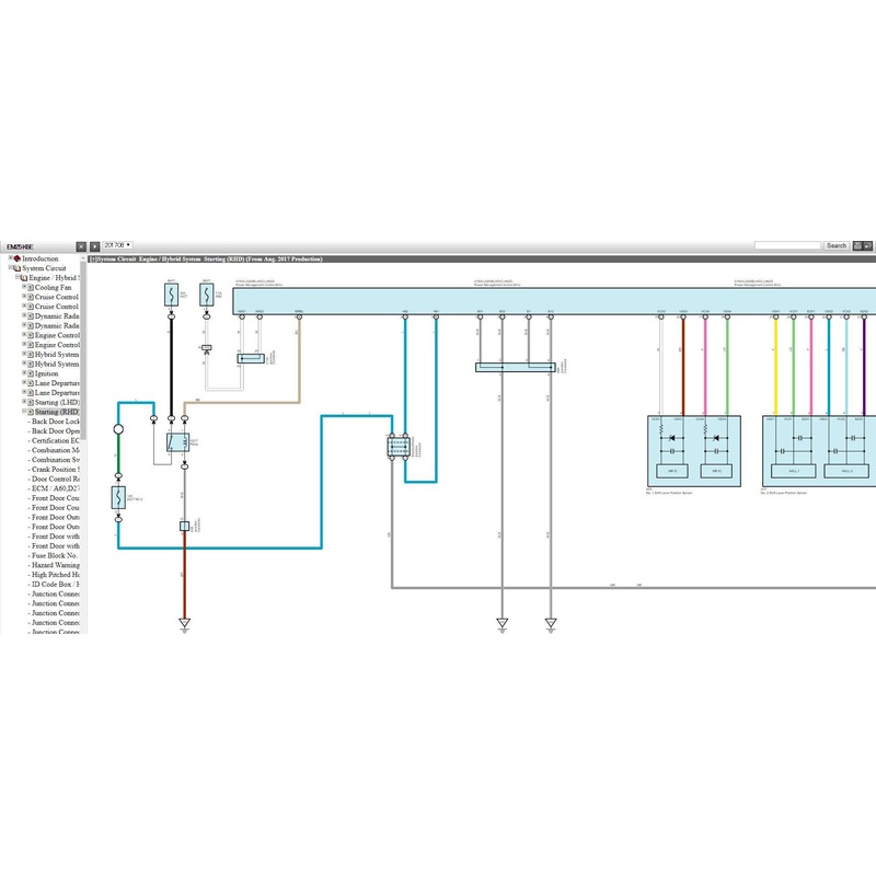 Lexus EWD English Electrical Wiring Diagram 2019 Online