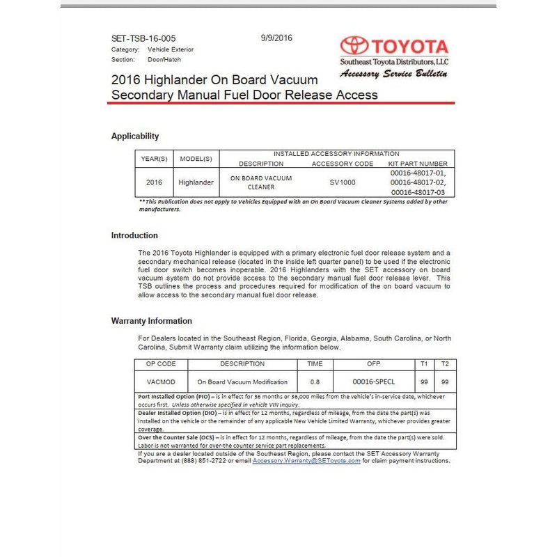 Toyota Highlander GSIC 2014-2018 Electrical Wiring Diagram Workshop Manual