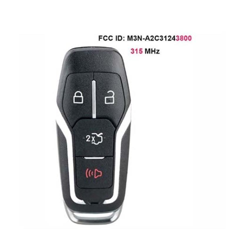 164-R8109 164-R8120 5926060 Smart Remote for Ford M3N-A2C31243800 164R8109  4 Button 49 Chip
