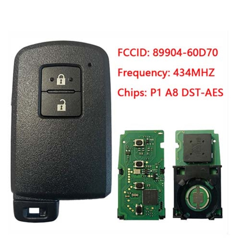 89904-60D70 8990460D70 Toyota Land Cruiser 2016-2017 Smart Key 433MHz