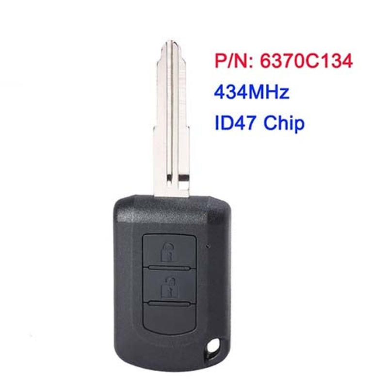6370C134 Mitsubishi Eclipse Remote Head Key 2 Button 433MHz 47chip