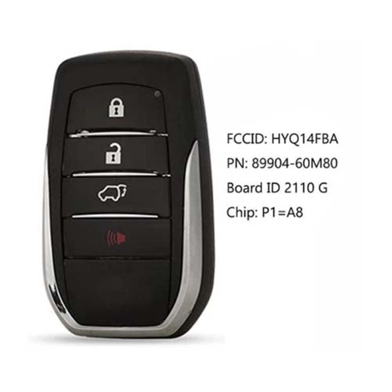 89904-60M80 8990460M80  Toyota Land Cruiser 2018-2019  Smart Remote Key 315MHz