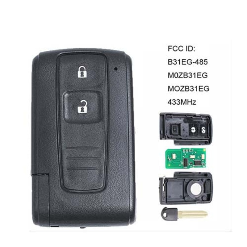 B31EG-485 TOY43 M0ZB31EG  MOZB31EG 2 Button ASK 315MHz ASK 433MHz Keyles Go Remote Key for Toyota Prius