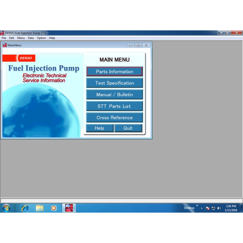 DENSO ETSI  Fuel Injection Pump ETSI Spare Parts Catalog DVD