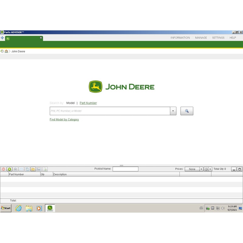 John Deere Hitachi Parts ADVISOR 2021-2022 Parts Catalog expiration Date 2222-02