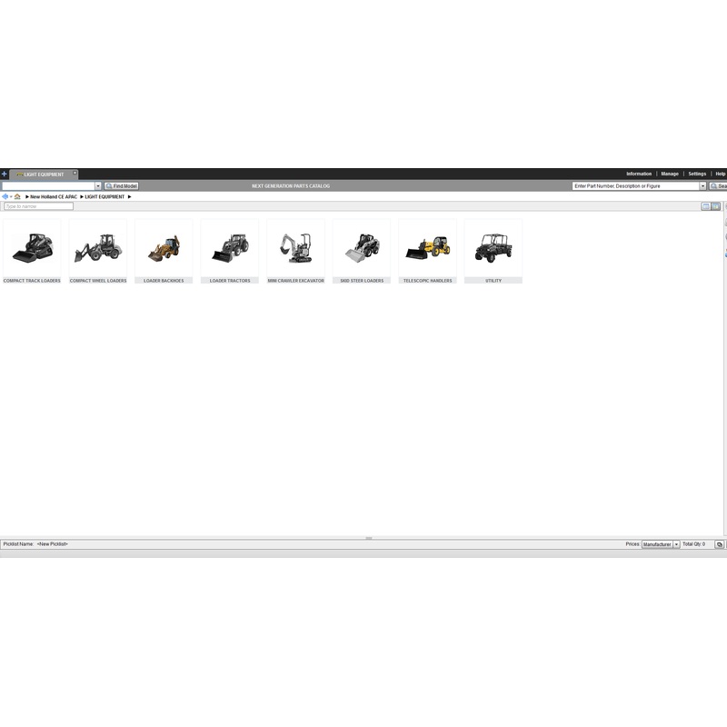 New Holland Construction CE APAC_Asia Pacific Spare Parts Catalogue