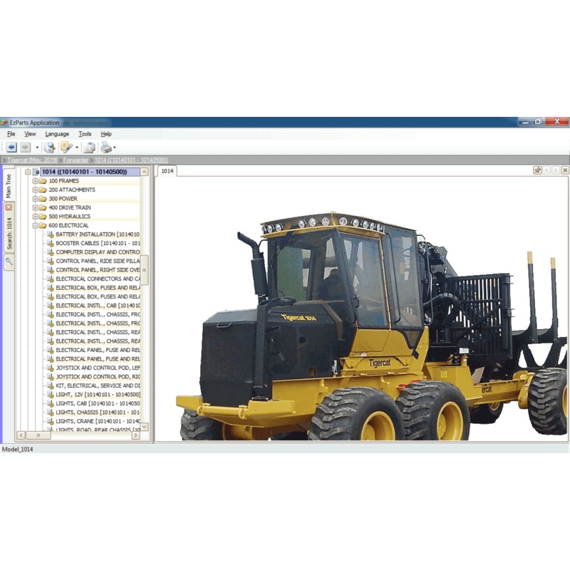 Tigercat EPC Spare Parts Catalog 2021 VMWARE