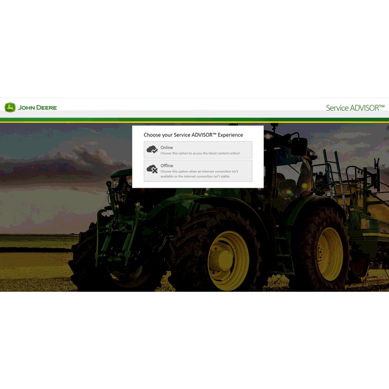 John Deere Service ADVISOR 5.3 AG Agricultural [2021] Diagnosis Software and  service manuals