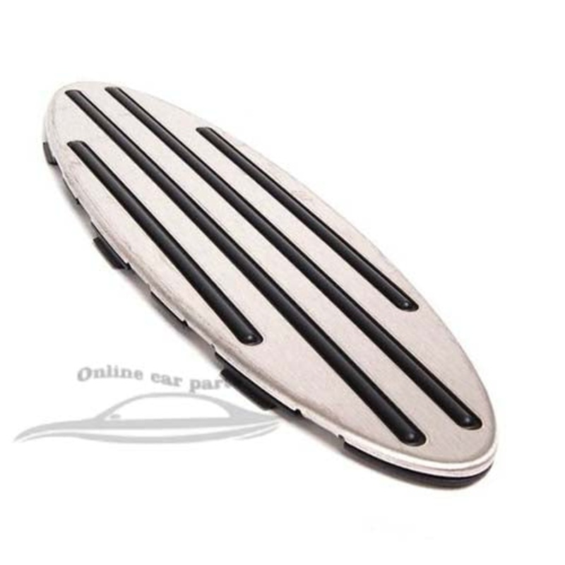 51477149471 BMW MINI R55 R56 R57 Stainless Steel Inlay Foot Rest Genuine