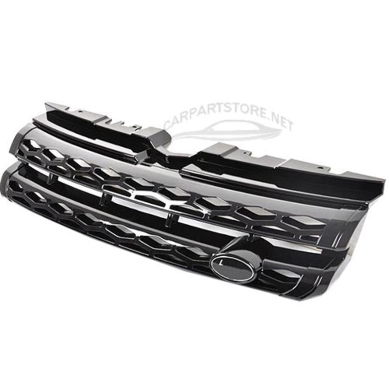 Black ABS Front Grill Mesh Grille For Land Rover Range Rover Evoque