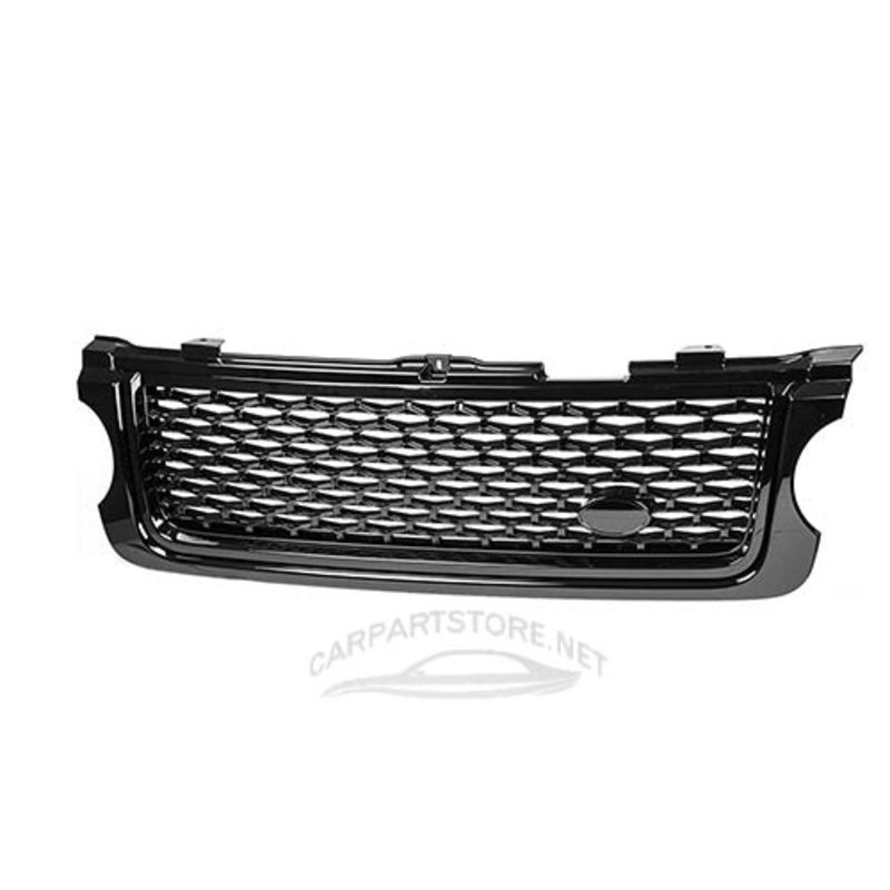 Front Bumper Grill Painted Black For Land Rover Range Rover L322