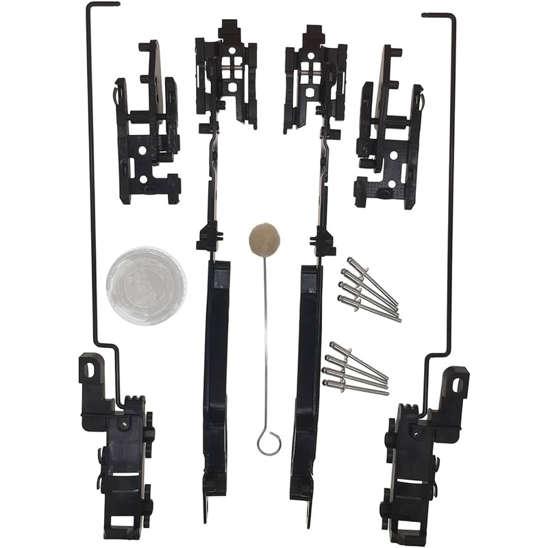 02ESR1201ABK Sunroof Track Assembly Compatible with Ford 2000-2014 F150 2005-2016 F250 F350 F450 2000-2017 Expedition Lincoln Navigator Mark LT Sunroof Track Repair Kit