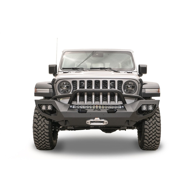 Fab Fours JL18-X4652-1 Matrix Front Bumper Fits 18-20 Gladiator Wrangler (JL)