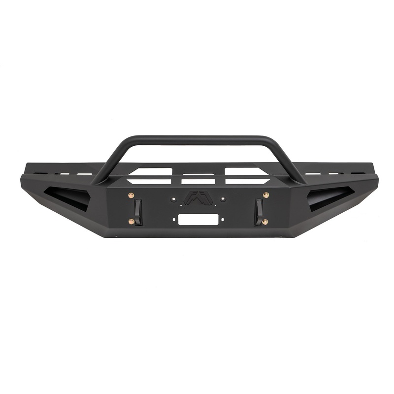 Fab Fours DR94-RS1562-1 Red Steel Front Bumper Fits 94-02 Ram 2500 Ram 3500