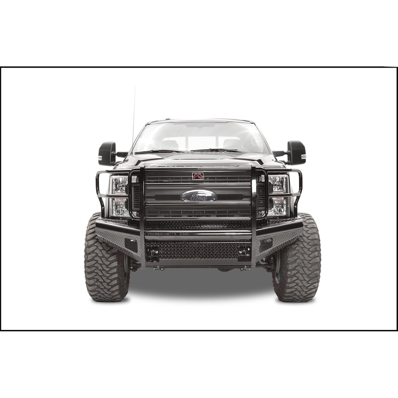 Fab Fours FS17-S4160-1 Black Steel Front Ranch Bumper