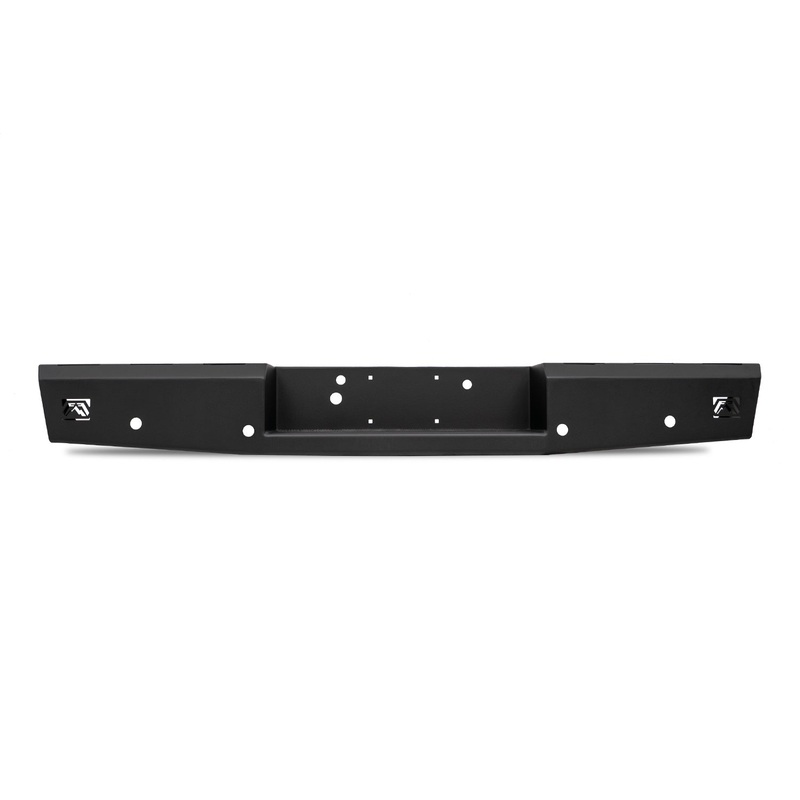 Fab Fours FS99-RT1350-1 Red Steel Rear Bumper