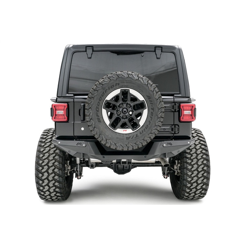 Fab Fours JL18-Y1851-1 Heavy Duty Rear Bumper Fits 18-22 Wrangler (JL)