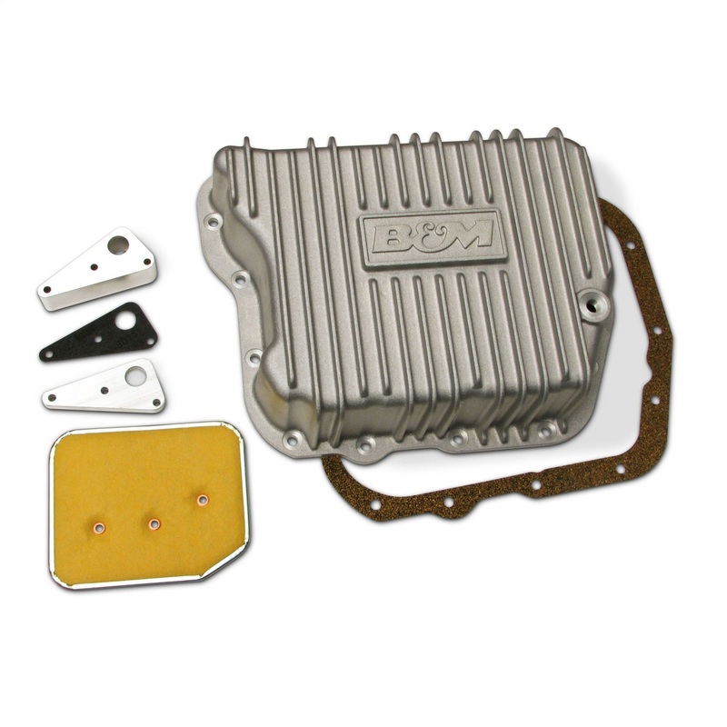 B&M 10280 Transmission Cast Deep Pan, Brushed Finish TF727 518&61848RE Cummins