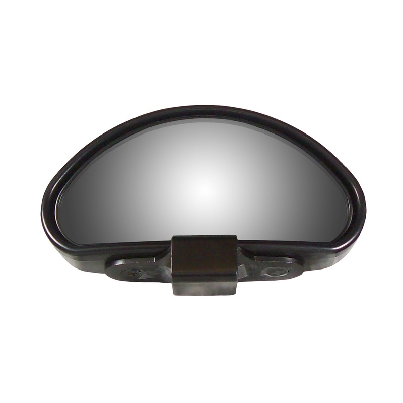 CIPA 49805 TOP MOUNT WIDE ANGLE BLIND SPOT CONVEX MIRROR- BLACK