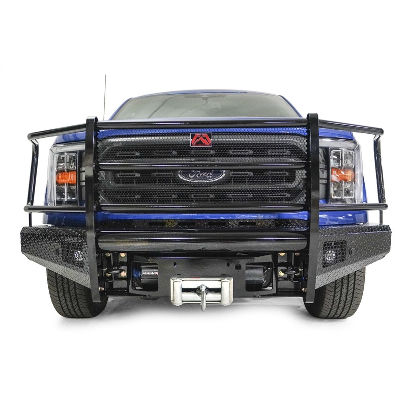 Fab Fours FF21-K5060-1 Black Steel Front Bumper Fits 21-22 F-150