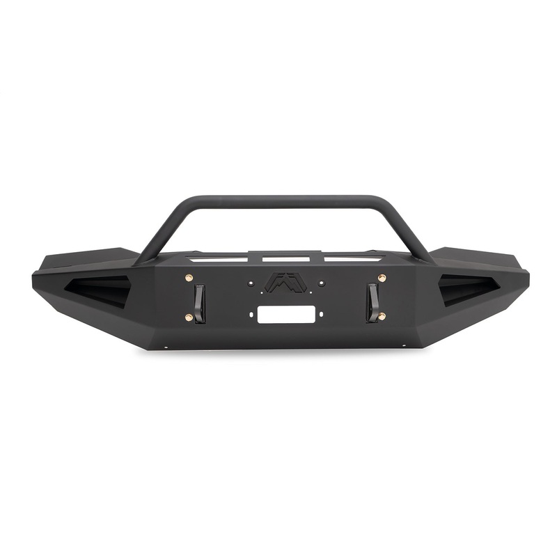 Fab Fours DR06-RS1162-1 Red Steel Front Bumper Fits 06-09 Ram 2500 Ram 3500