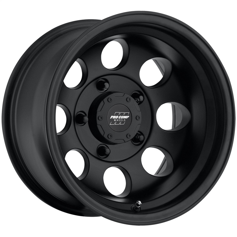 Pro Comp Alloy 7069-5185 Vintage Series 7069 Matte Black