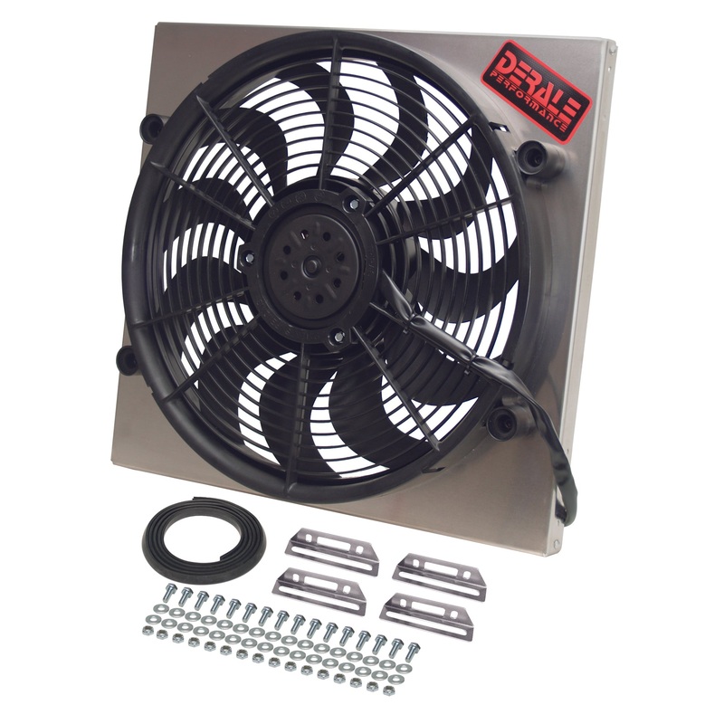 ELEC FAN RAD 19 W/SHRD ASSY