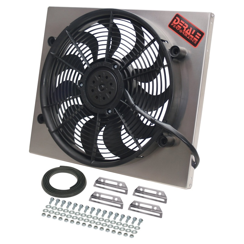 ELEC FAN RAD 21 W/SHRD ASSY