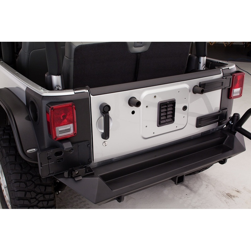 Fab Fours JK07-Y1251-1 Heavy Duty Rear Bumper Fits 07-18 Wrangler (JK)